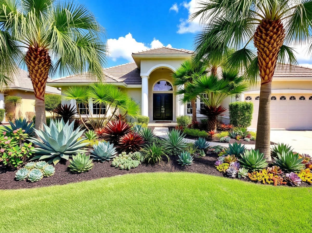 Refreshed front landscape